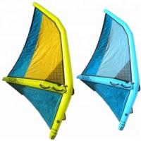 China Nylon 2.5m Blue Inflatable Windsurf Sail For Professional Surfing on sale