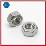 M3 M4 M5 M6 M8 M10 SS304 Stainless Steel Hex Nuts DIN 934 A2 70