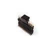 1.27mm 2X12P Pin Header Right Angle Connector Smt With Double Plastic