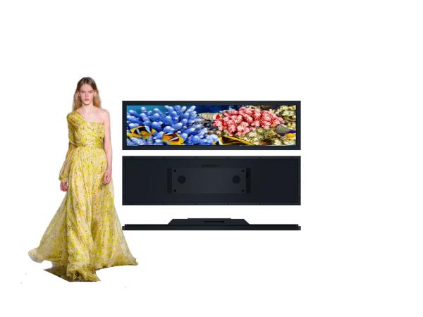 24 Inch Stretched Bar LCD Display Ultra Wide Bar Type Display Wall Mounted