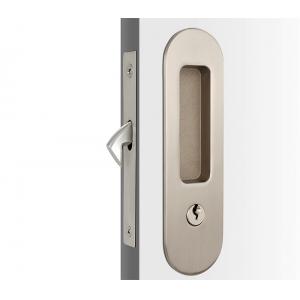 China Adjustable House Door Locks Sliding Gate Lock Zinc Alloy Round Face Pulls supplier