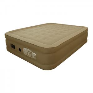 Electric Folding Air Mattress Bed Waterproof Flocked PVC Customized