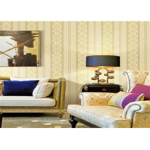 Italy Style Damask PVC Vinyl Wallpaper Classic Damask Wallpaper With Water Based Ink