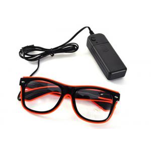 China Blinking Glasses Light Up Flashing LED Glasses El Wire for Party Concert supplier