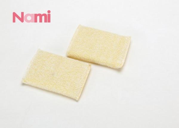 Multifunctional Cleaning Scouring Pads White Color Customized Unit Sizes