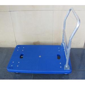 logistic centra foldable plastic trolley with blue / grey , capacity 150kg