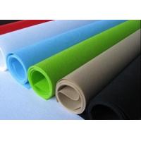 China Blue Color PET Nonwoven Fabric with Customized Print Patterns on sale