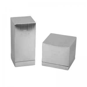 Silver Hot Stamping Perfume Packing Box 1mm 350g Coated Paper Material