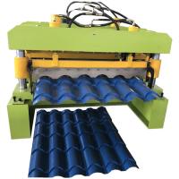 China Color steel glazed tile making machine price fully automatic 0.3-0.8mm thickness on sale