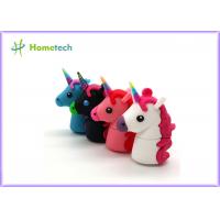 China Promotional Unicorn Real Capacity Horse Pen Drive , Micro Usb Memory Stick Minion on sale