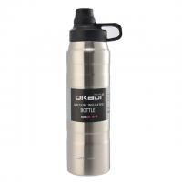 China 2019 wholesale vacuum insulated water bottle stainless steel flask with straw on sale