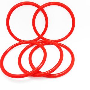 China Red / Brown / Pink Soft Rubber O Rings , Water Pump Circular Rubber Seal supplier
