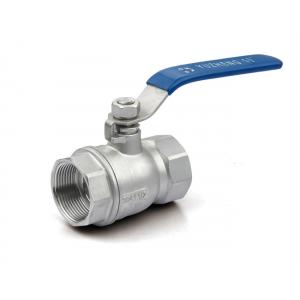 China Investment Casting 2pc Ball Valve CF8 / CF8m DIN JIS ANSI Full Port Industrial Flange Floating supplier