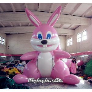 China 5m Height Large Outdoor Inflatable Rabbit Model for Easter decor supplier