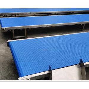 China Flat Plastic Mesh Conveyor Belt High Temperature Resistant PP Material supplier