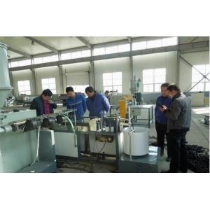 Electrical Flexible Cable Protection Plastic Extrusion Line Cable Conduit CE ISO9001