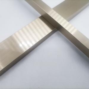China Decorative Metal Corner Trim Mirror 8k Surface Floor Tile Accessories U Trims supplier