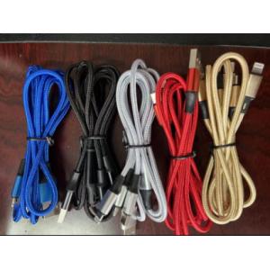 China USB 3.0/USB-C Braided Data Cable Three In One Data Cable Compatibility Android IOS Windows supplier