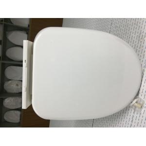White Self Closing Toilet Seat Lid , Toilet Seat Cover For Elongated Toilet