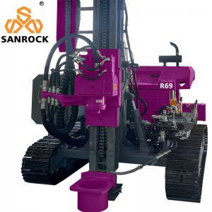 China Borehole drilling machine 300mm diameter mining hydraulic crawler drilling rig supplier