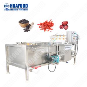 Commercial Ozone Fruit And Vegetable Washer Cleaning Bubble Carrot Cassava Apple Washing Machine cassava cleaning machine