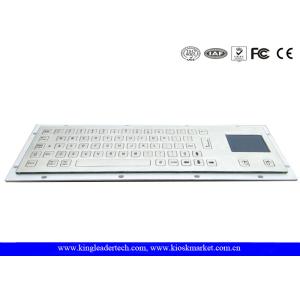 China Teclado industrial deProjecção liso da chave curto do curso com o Touchpad em de aço inoxidável supplier