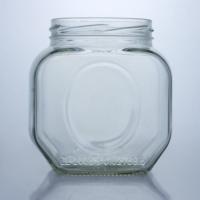 China 600ml Glass Food Jar for Honey Chili Sauce Convenient and Stylish Aluminum Lid on sale