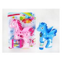 China Eco Friendly Pink Children's Play Toys , Horse Crazy Dog Battery Operated Bubble Gun on sale