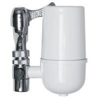 China White Kitchen On Tap Water Filter , Sink Faucet Water Purifier Tap Filter With Granular Carbon Cartridge on sale