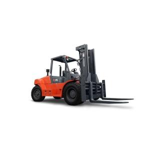 China Goodsense Construção de mastro altamente rígido 10 toneladas em empilhadeira com mastro de 8 metros usado para manuseio de objetos pesados supplier