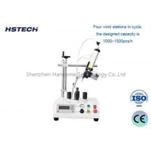 Text Screen Automatic Glue Dispensing Machine for LED Bulbs and Par Lights