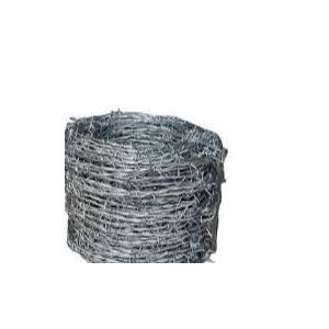 4 Point Metal Netting Mesh Galvanized Steel Barbed Wire Rustproof  45g/Mm2 Zinc