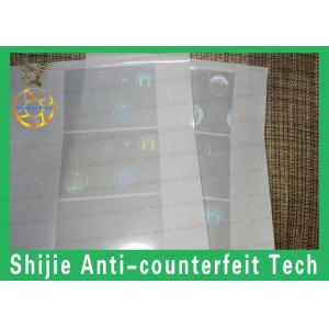 China NJ / New Jersey hologram overlay ID's USA license holographic sticker Anti-counterfeiting film wholesale