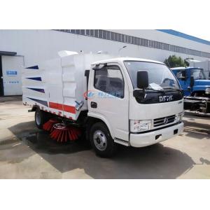 China 95HP Dongfeng 4X2 Street Sweeper Vacuum Truck , 5CBM City Street Sweeper Truck supplier