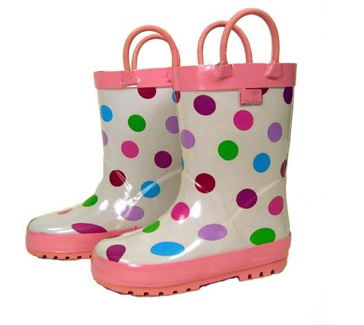 Ботинки дождя Мидлле дешевых красочных детей резиновые, ботинки детей резиновые