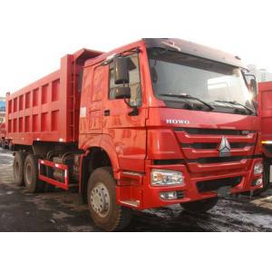 SINOTRUK HOWO Tipper Dump Truck With Cabin 4 Point Full - Floating Air Suspension