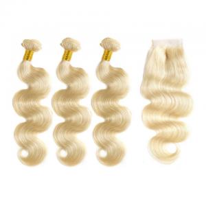 Body Wave Ombre Blonde Bundles , 613 Blonde Ombre Hair Extensions