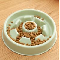 China Anti Choking Pet Slow Feeder ​Bloat Stop Dog Food Water Bowl With Funny Pattern on sale