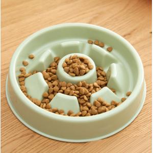Anti Choking Pet Slow Feeder ​Bloat Stop Dog Food Water Bowl With Funny Pattern
