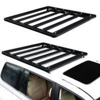 China TOYOTA LC 200 Flat Roof Racks Lightweight Aluminum Alloy Tray with Backbone Mounting on sale