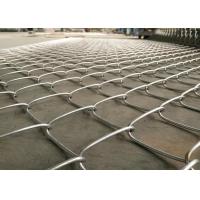 Hot Dipped Galvanized Chain Link Fence Mesh 2.0-4.8mm  For Sport Field