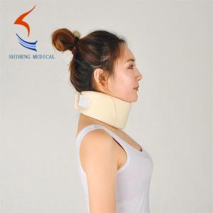 White color neck support belt brace elastic foam neck supporter S-XL size