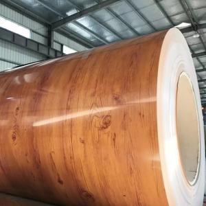 China Wood Grain Printed PPGI Steel Coil G550 Prepainted Galvanized Coil supplier