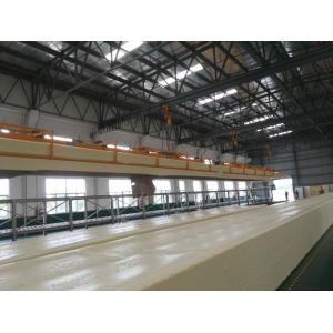 China Linha de produção contínua horizontal automática completa unidade longa da espuma do plutônio do guindaste da espuma supplier