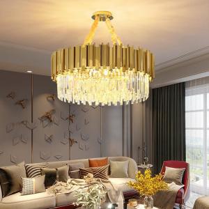 China Wedding Decor Living Room Round Ceiling Chandelier Crystal Luster CCC ISO9001 supplier