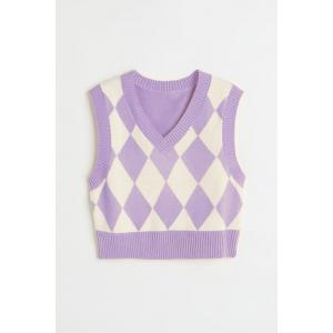 Unisex Kids Oversized Cotton Knitted Pullover Jacquard Sweater Vest Sleeveless Knit Waistcoat