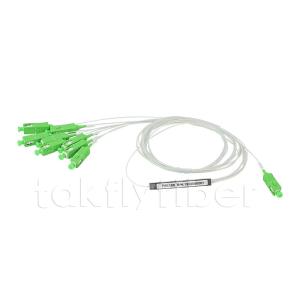China FTTH FTTX PON CATVのための1x8繊維光学PLCのディバイダーSC APCの小型鋼鉄 supplier