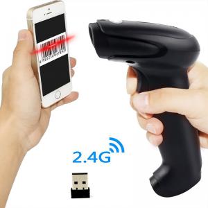 Dual Mode Wireless Barcode Scanner / Handheld CCD Scanner With Flash Memory