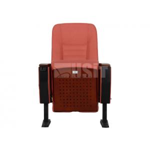 China Strong Steel Legs Church Auditorium Chairs Theater Seating Ash Wood Veneer Finished supplier