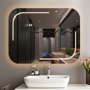 China SONSILL Luxury LED Bathroom Mirrors Hotel Wall Mount Single Label supplier